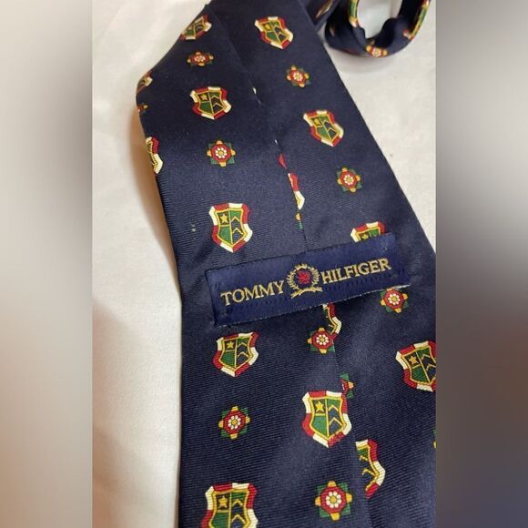 Power Tie Bundle of 2 Neck Ties EPC Tommy Hilfiger & Oakton Limited - Picture 4 of 8